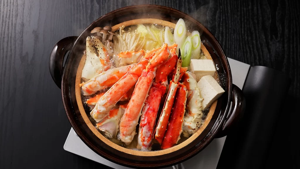 たらば蟹の鍋